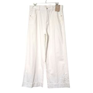 Madewell White Superwide-Leg 90s High Rise Jeans Women's Size 29 NWT
